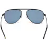 WEB EYEWEAR WE0206-02G Gafas de sol unisex rectangulares - Montura de acetato havana, lentes de policarbonato verdes, protección UV400
