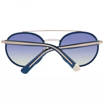WEB EYEWEAR WE0225-5290W Gafas de sol unisex, montura negra, lentes grises, 52/22/145 mm