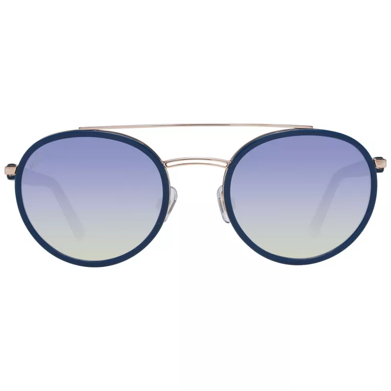 WEB EYEWEAR WE0225-5290W Gafas de sol unisex, montura negra, lentes grises, 52/22/145 mm