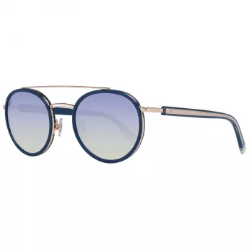 WEB EYEWEAR WE0225-5290W Gafas de sol unisex, montura negra, lentes grises, 52/22/145 mm