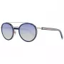 WEB EYEWEAR WE0225-5290W Gafas de sol unisex, montura negra, lentes grises, 52/22/145 mm