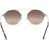 Web Eyewear WE0243-32G Gafas de sol unisex aviador montura dorada lente degradada marrón UV400 58mm