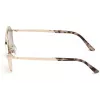 Web Eyewear WE0243-32G Gafas de sol unisex aviador montura dorada lente degradada marrón UV400 58mm