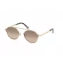 Web Eyewear WE0243-32G Gafas de sol unisex aviador montura dorada lente degradada marrón UV400 58mm