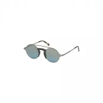 WEB EYEWEAR WE0247-09Q Gafas de sol unisex angulares montura acetato havana lentes policarbonato marrones UV400