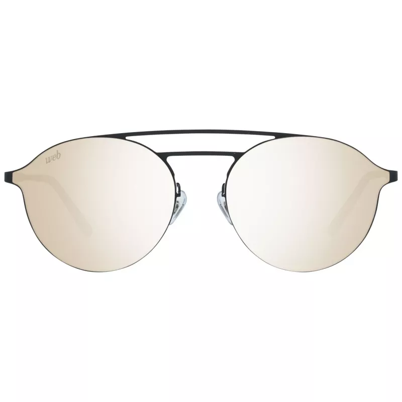 WEB EYEWEAR WE0249-5802G Gafas de sol unisex montura negra lentes grises 58/18/145 mm