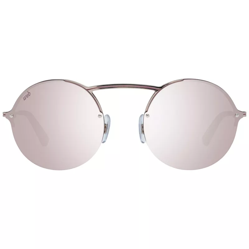 WEB EYEWEAR WE0260-5434U Gafas de sol unisex Havanna Montura de acetato Lentes verdes de policarbonato 54/21/145 mm