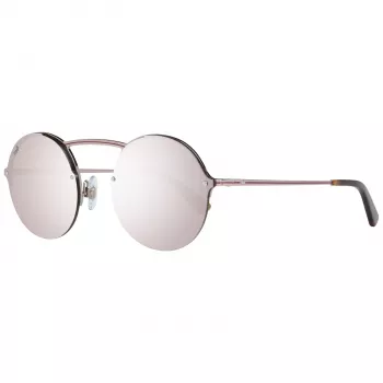 WEB EYEWEAR WE0260-5434U Gafas de sol unisex Havanna Montura de acetato Lentes verdes de policarbonato 54/21/145 mm