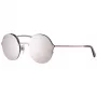 WEB EYEWEAR WE0260-5434U Gafas de sol unisex Havanna Montura de acetato Lentes verdes de policarbonato 54/21/145 mm