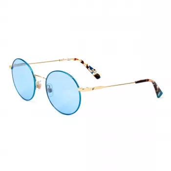 WEB EYEWEAR Gafas de sol de mujer Cat-Eye WE0254-32V Havana montura de acetato marrón lente degradada marrón 49 mm