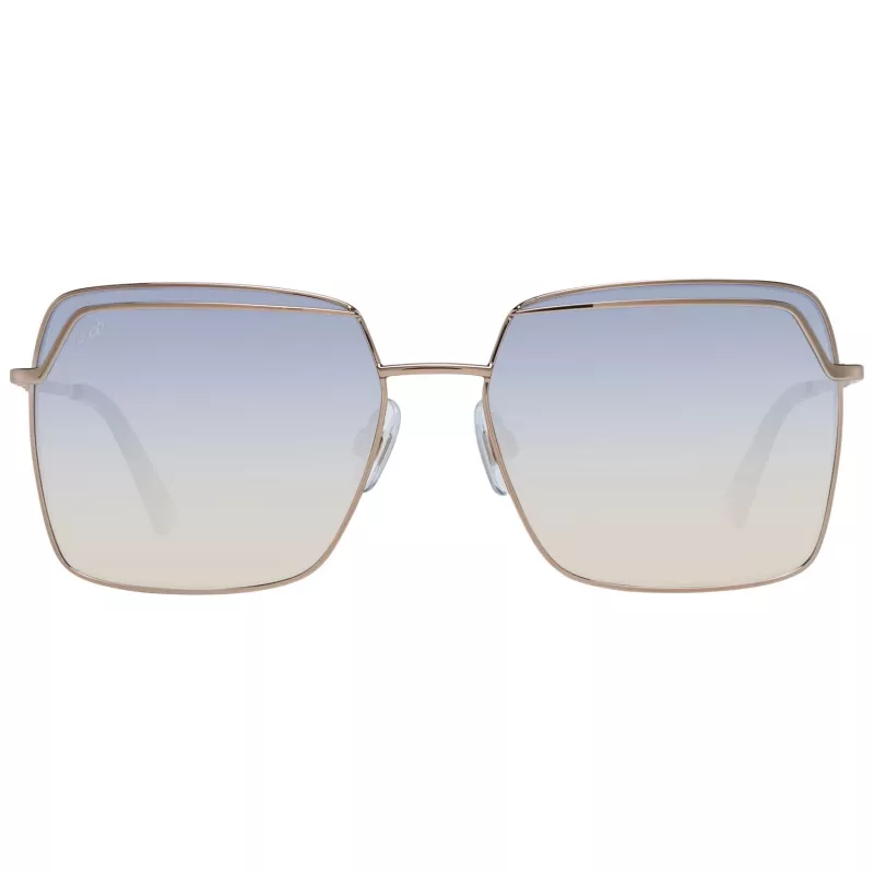 Gafas de sol de mujer WEB EYEWEAR estilo ojo de gato WE0259-5734W Havana acetato lentes marrones degradadas 57 mm