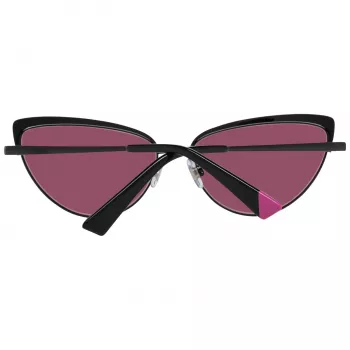 WEB EYEWEAR Gafas de sol cuadradas de acetato para mujer WE0272-5901Z - Montura negra lentes grises 59mm
