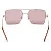 WEB EYEWEAR Gafas de sol de mujer WE0210-28Y Havana marrón acetato montura angular UV400