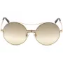 WEB EYEWEAR Gafas de sol de mujer WE0211-28G Montura metálica dorada Lentes degradadas marrones 59mm