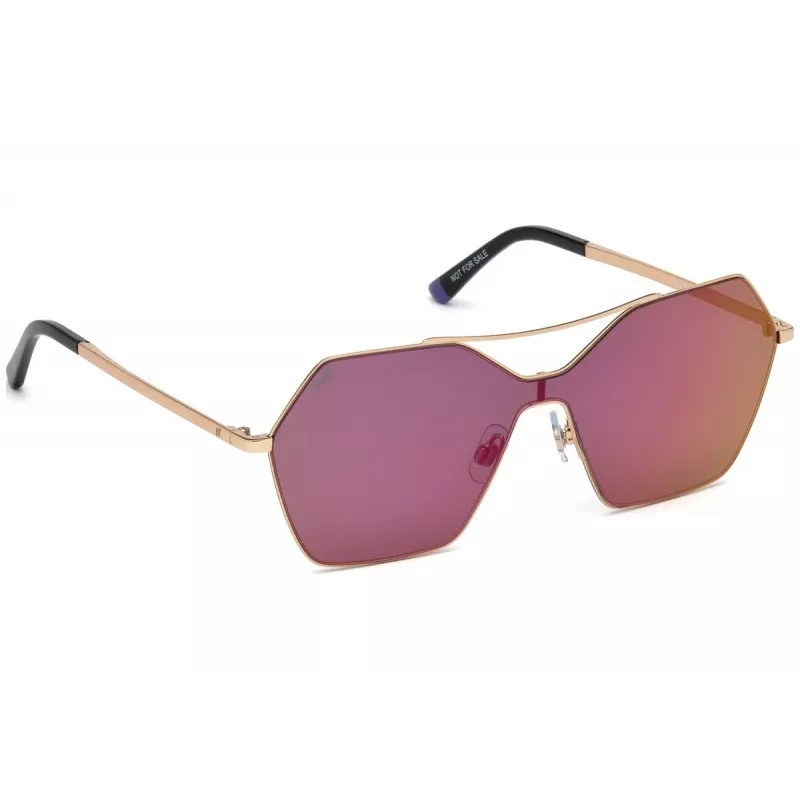 WEB EYEWEAR Gafas de sol de mujer WE0213-34Z Havana Marrón Carey Acetato Montura cuadrada 59mm