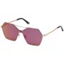 WEB EYEWEAR Gafas de sol de mujer WE0213-34Z Havana Marrón Carey Acetato Montura cuadrada 59mm