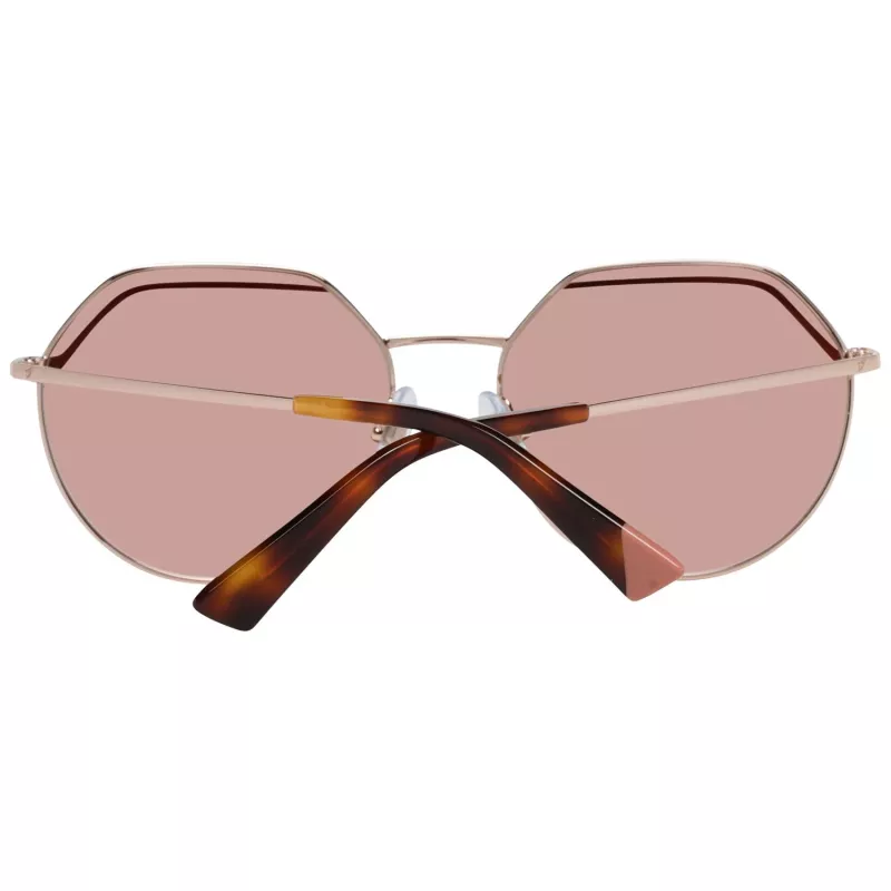 WEB EYEWEAR Gafas de sol mujer WE0258-5833G Havana acetato montura cuadrada lentes marrones degradadas 58/18/140 mm
