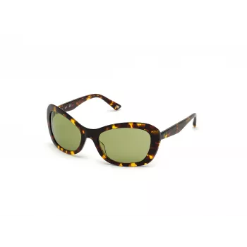 Gafas de sol de mujer WEB EYEWEAR WE0289-5652N habana acetato montura cuadrada lentes degradadas marrones 56/19/130 mm