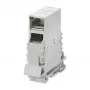 Weidmueller IE-TO-RJ45-C conector hembra RJ45 para carril DIN, Cat.6A apantallado