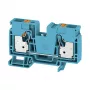 Weidmüller A2C 16 BL Borne de paso, conexión por tornillo, 16 mm², 1000 V, 76 A, azul, carril DIN TS 35
