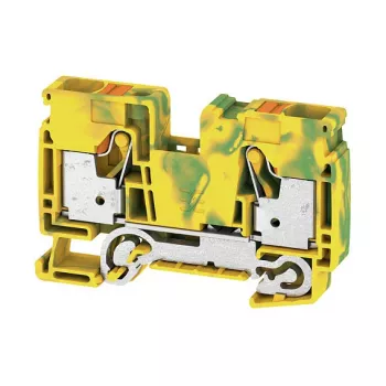 Weidmüller A2C 16 PE borne de carril, serie A, PUSH IN, 16 mm², verde/amarillo