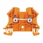 Weidmüller WDU 2.5 OR Borne de paso, conexión por tornillo, 2,5 mm², naranja