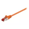 Wentronic 1,5 m Cat6 STP RJ-45 a RJ-45 cable de red, naranja (95582)