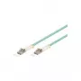 Wentronic cable patch de fibra óptica multimodo dúplex LC-LC OM3 de 10m, azul 95755