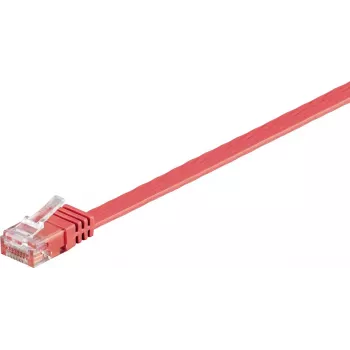Wentronic 96418 cable de red Cat6 U/UTP RJ45, 3 m, rojo, 1 Gbps, 250 MHz, cobre, funda de PVC