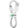 WENTRONIC Goobay 38665 cable USB 2.0, conector macho USB-A a conector macho Micro-USB B, 0,5 m, blanco