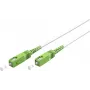 Wentronic Goobay 59596 Cable de red de fibra óptica monomodo OS2 SC/APC a SC/APC, 3 m, LSZH, blanco