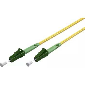 WENTRONIC Goobay 59631 OS2 cable de red de fibra óptica monomodo LC/APC a LC/APC, 31 m, amarillo, LSZH, FTTH