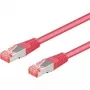 Wentronic Goobay cable de red CAT 6a S/FTP, magenta, 1 m, LSZH, cobre 93682