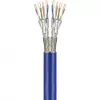 Wentronic Goobay cable de red CAT 7A dúplex S/FTP PiMF azul - conductor de cobre CU AWG 22/1 (75716)