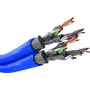 Wentronic Goobay cable de red CAT 7A dúplex S/FTP PiMF azul - conductor de cobre CU AWG 22/1 (75716)
