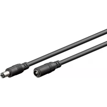 Wentronic Goobay Cable de extensión de alimentación DC 2,5 mm, 10 m – para fuente de alimentación (71402)
