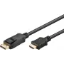 WENTRONIC Goobay Cable DisplayPort a HDMI 1,8 m negro 80517
