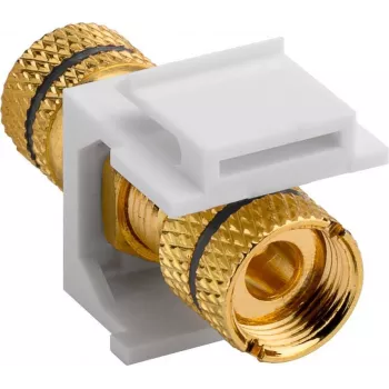 WENTRONIC Goobay módulo de altavoz Keystone, negro - conectores hembra banana a bornes de tornillo (79476)