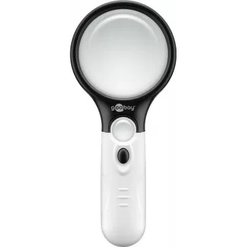 WENTRONIC Goobay lámpara con lupa LED 3x/4,5x, blanca 41255