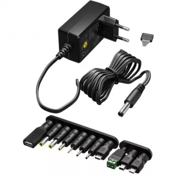 Wentronic Goobay cargador Micro-USB 1 A, negro, cable de 1,5 m – fuente de alimentación compacta para smartphones y dispositivos pequeños (49529)