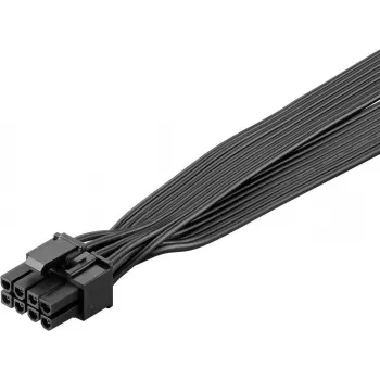 Wentronic Goobay cable distribuidor de corriente PCIe 8 pines a doble 6+2 pines 20 cm 59714