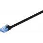 Wentronic 96389 Cat6a U/UTP Cable de conexión, RJ-45 macho a macho, 20 m, conectores chapados en oro