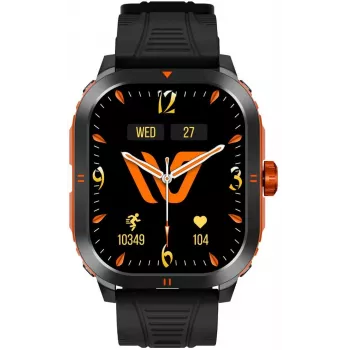 WEOFLY Pioneer smartwatch, AMOLED de 1,95 pulgadas, naranja
