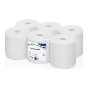 Papel de cocina WEPA Super Soft 2 capas blanco extra, 140 m, 198 mm, gofrado, 100% celulosa, 1 rollo (317140)