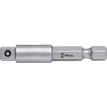 Wera 05050205001 Rapidaptor Portabrocas de cambio rápido 1/4 pulgadas hexagonal, magnético, 100 mm