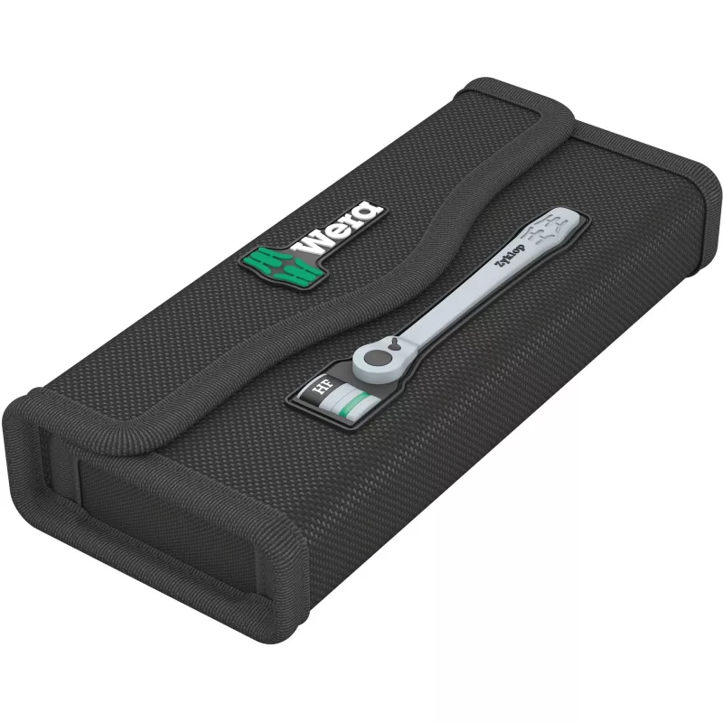 Wera 8100 SA 12 HF Zyklop Juego de vasos métricos con carraca 1/4