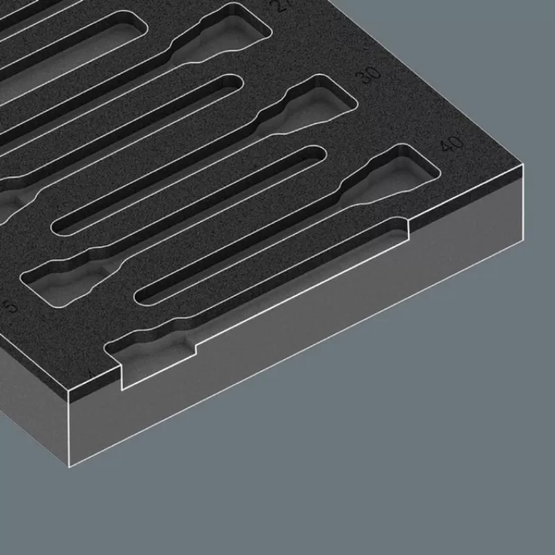Wera 9723 inserto de espuma Zyklop B 3/8