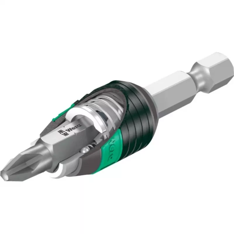 Wera Bit-Safe 61 Universal 1, accionamiento hexagonal de 1/4