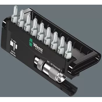 Wera Bit-Check 10 Drywall 1 Juego de puntas, 10 piezas