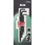 Wera Hex-Plus juego de llaves en L 950 PKL/9 BM SB SiS, 9 piezas, métrico, BlackLaser 05073596001